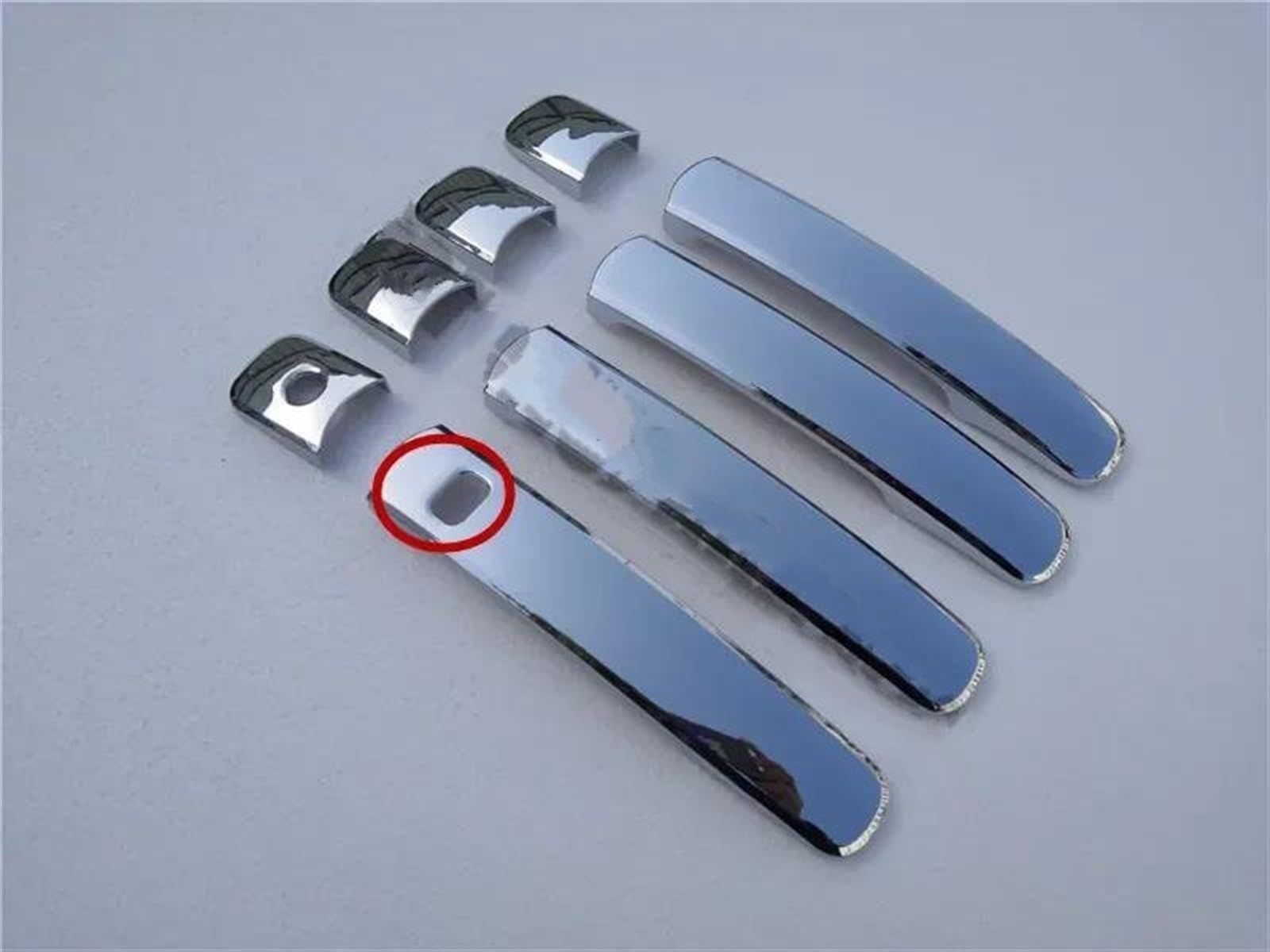 Noheeu Style2 Car Exterior Door Handle Cover Trim Auto Sticker Overlays Styling For Nissan X-Trail T31 2009 2010 2011 2012 2013(Style2)