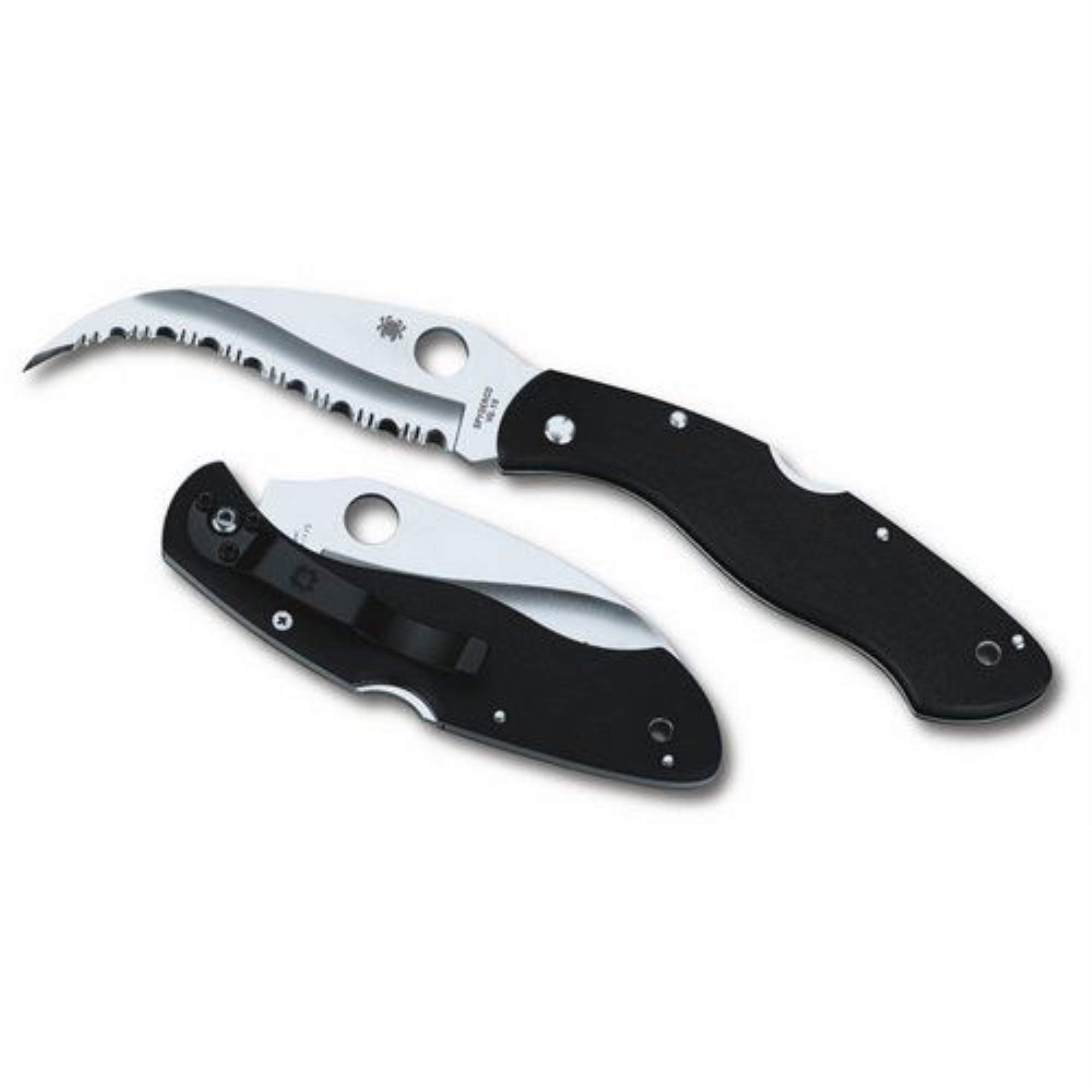 SpydercoC12GS Civilian, G-10 Handle, Serrated