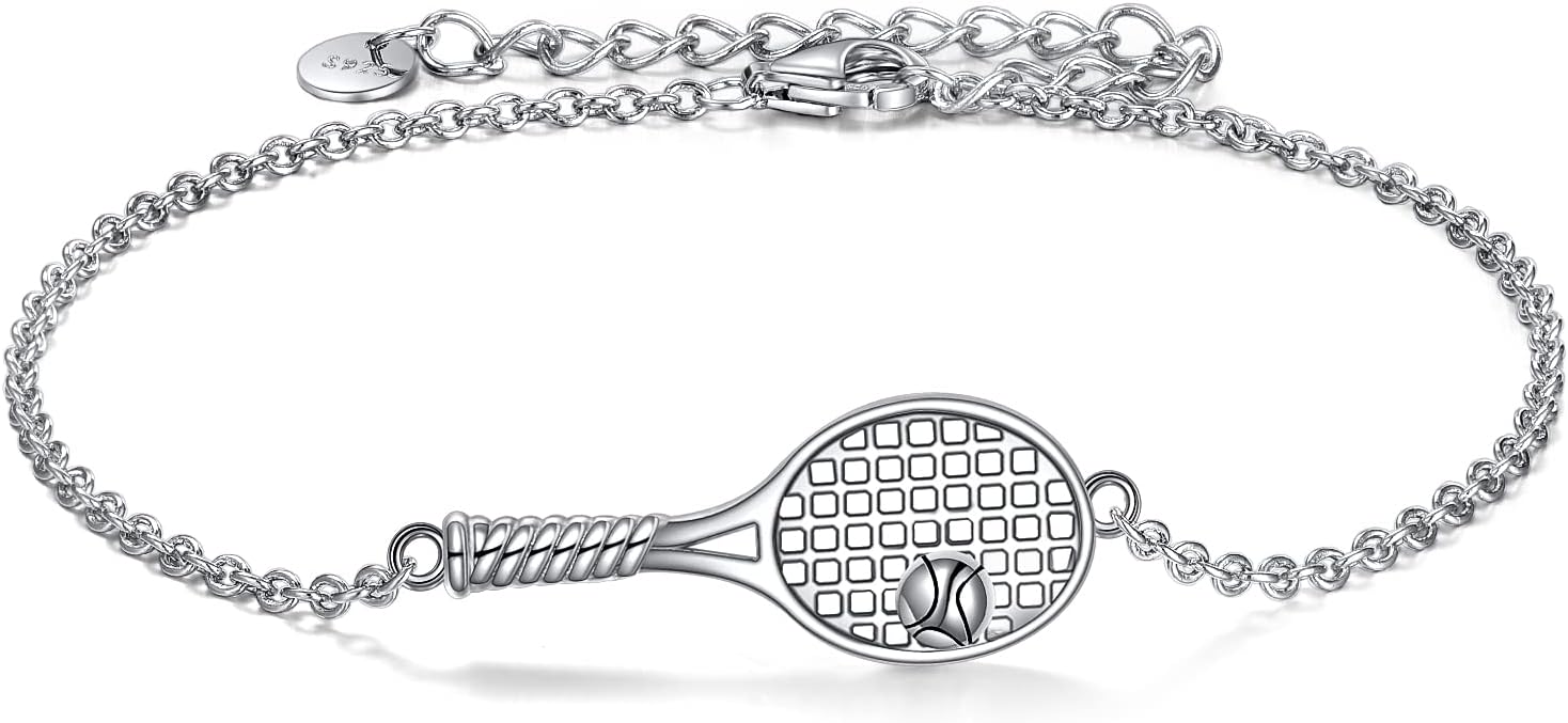 YFNSport Bracelet Sterling Silver Sport Lover Gifts for Women Men