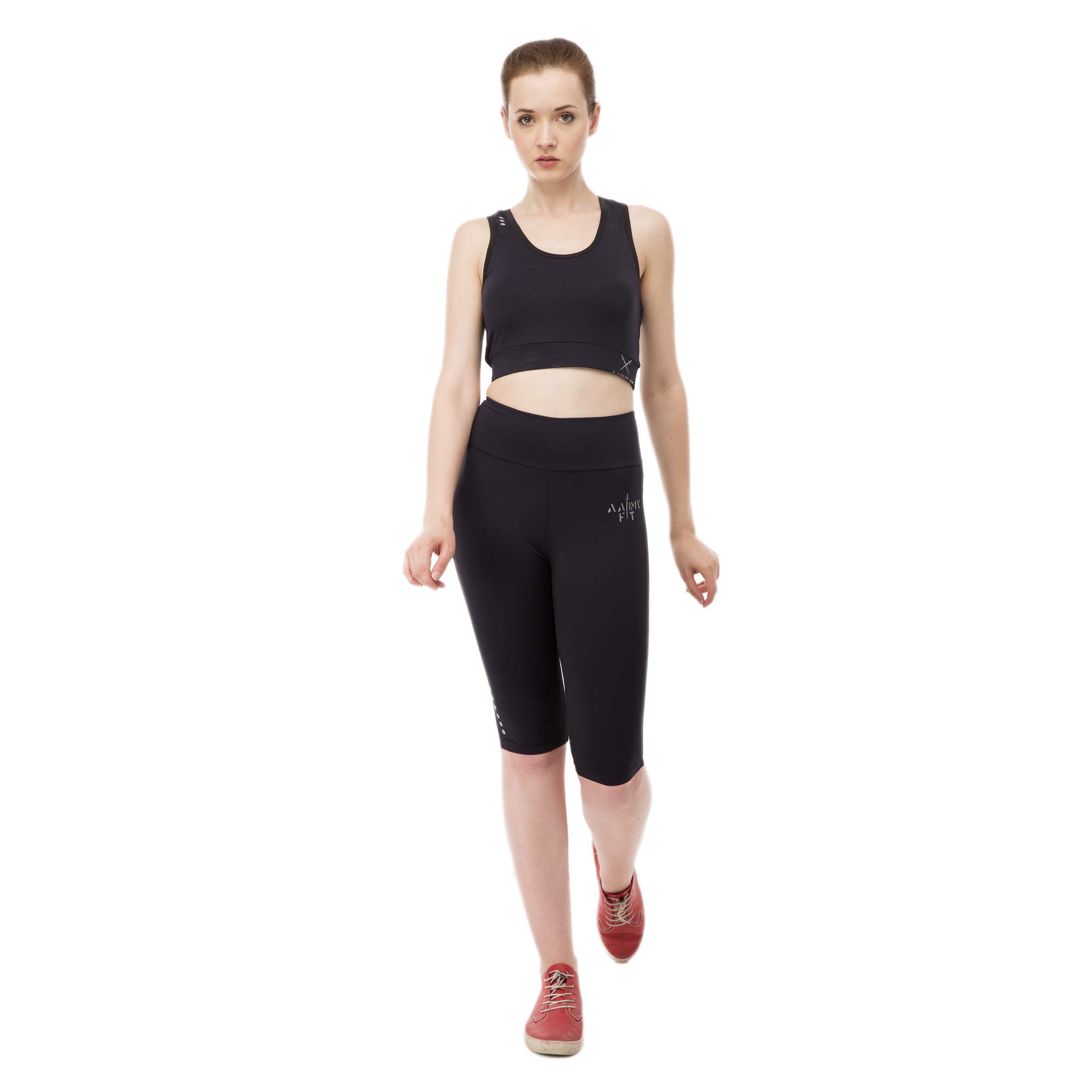 color club 1 Ladies Capri (Black)-picture-11