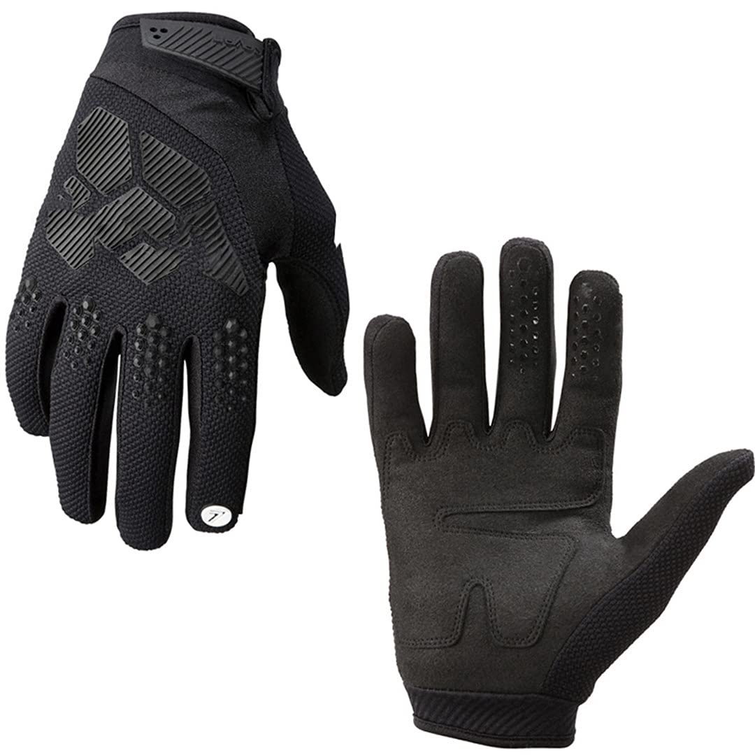 Guantes de Moto, Guantes de Bicicleta de montaña, Guantes de Bicicleta Todoterreno, Guantes de Carreras de Motos (Color : Fluo Yellow, Size : XL)