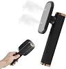 Travel Mini Steam Iron Portable Ironing Machine Foldable Handheld Steam Iron Fast Heating Clothes Steamer 180° Rotatable Micro Steamer Iron Support Dry and Wet Ironing for Travel, Home, Office (Black)