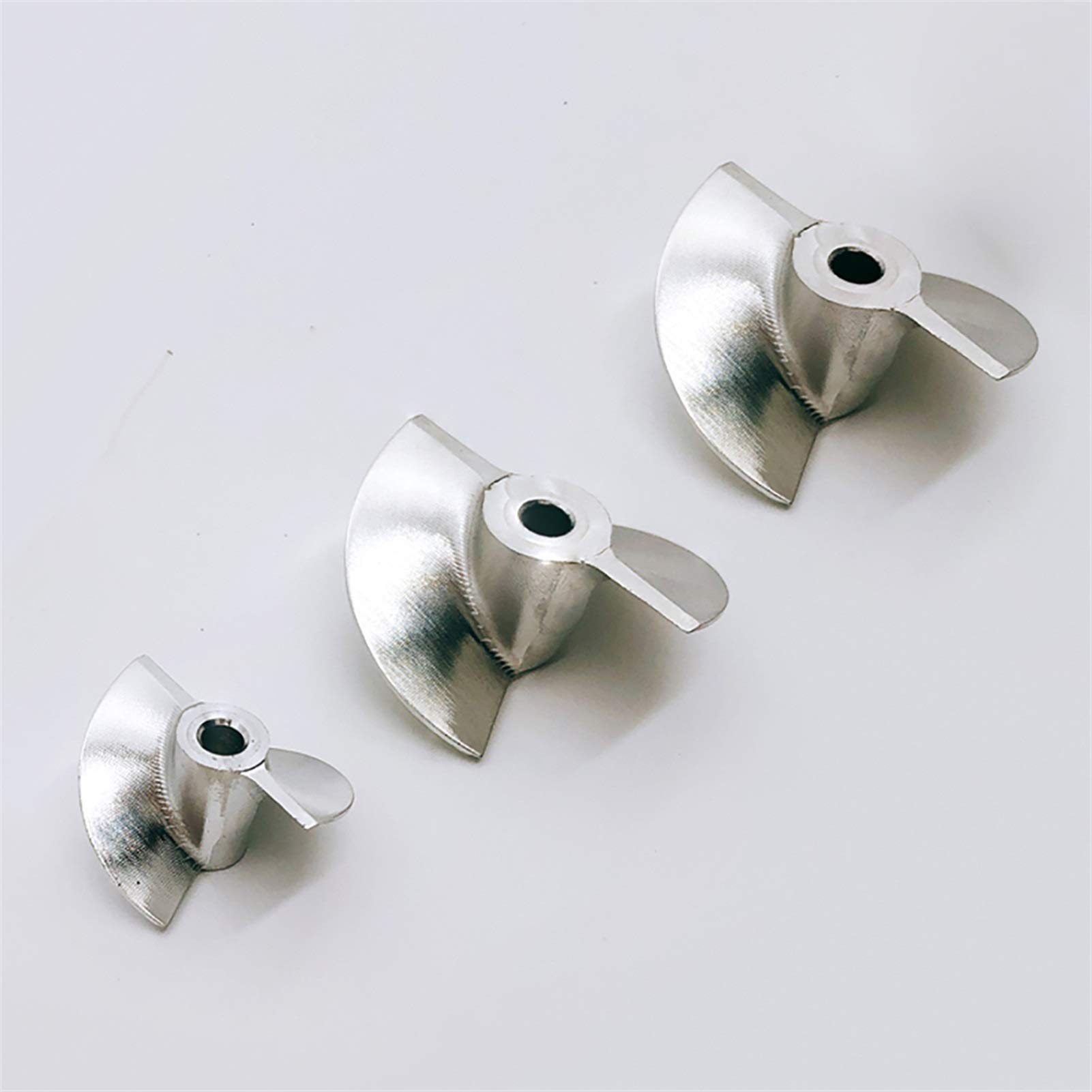 1PC aluminium metalowe śmigło CNC pompa strumieniowa ster strumieniowy śmigła Prop 4mm 5mm średnica wału 40mm 26mm zdalnie sterowana łódź z napędem odrzutowym