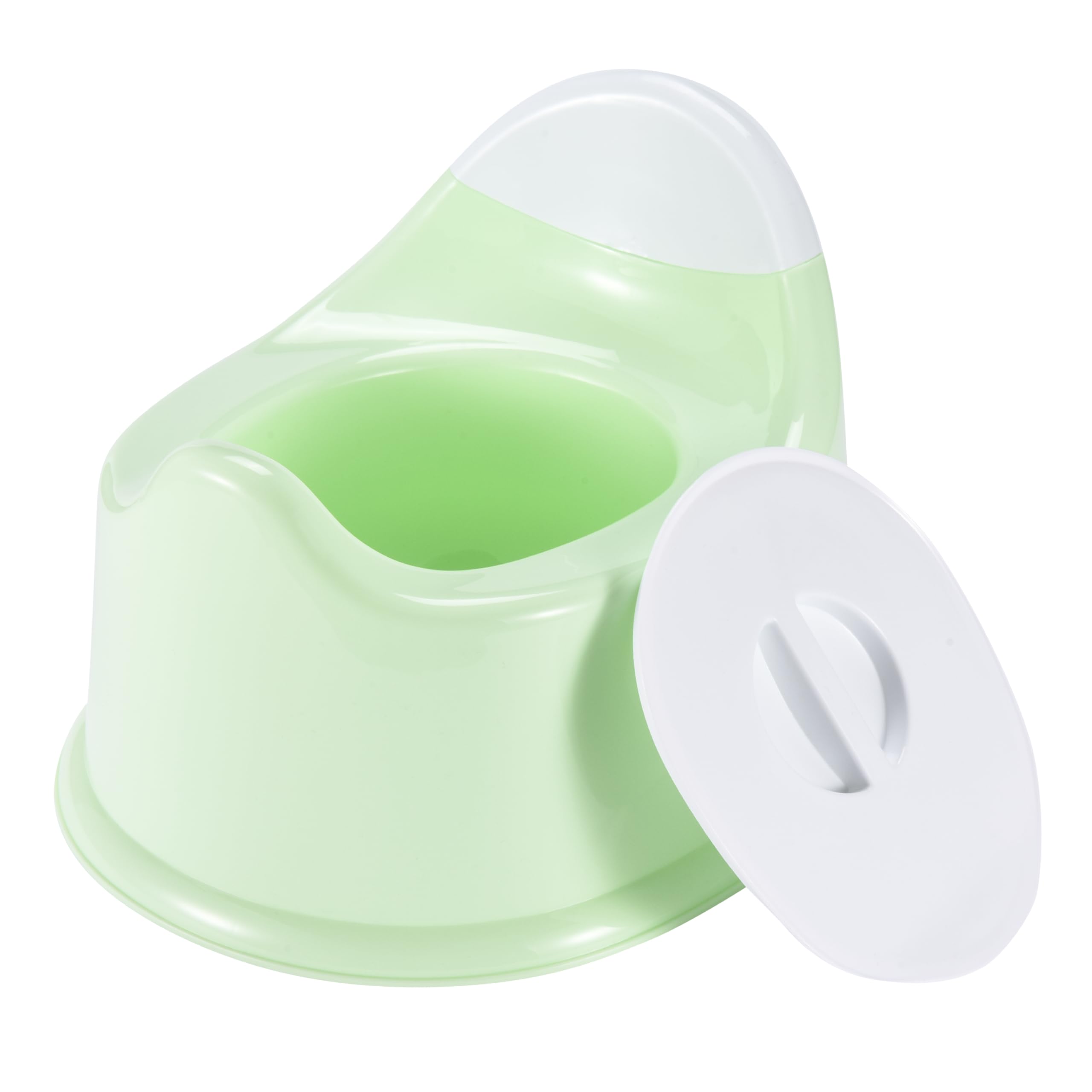 Childlike Behavior Potty Chair - Comfortable and Fun Toilet Training Seat for Toddlers - Easy to Clean and Durable Material - Acqua & White