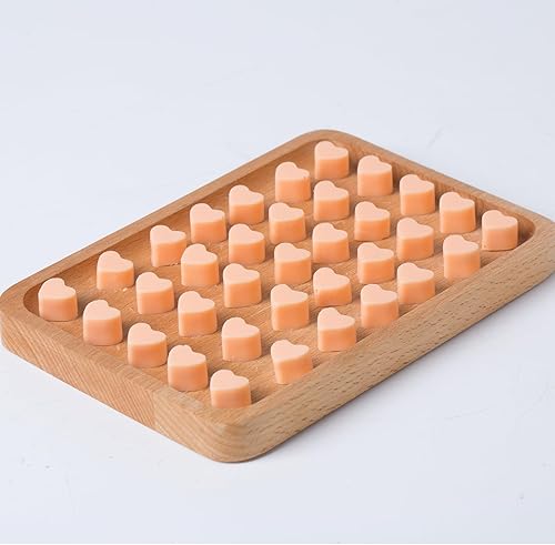 Miniatura 4 de Paquete de 4 mini moldes de silicona con forma de corazón para gomitas, dulces, chocolate, pequeños moldes caseros para perros