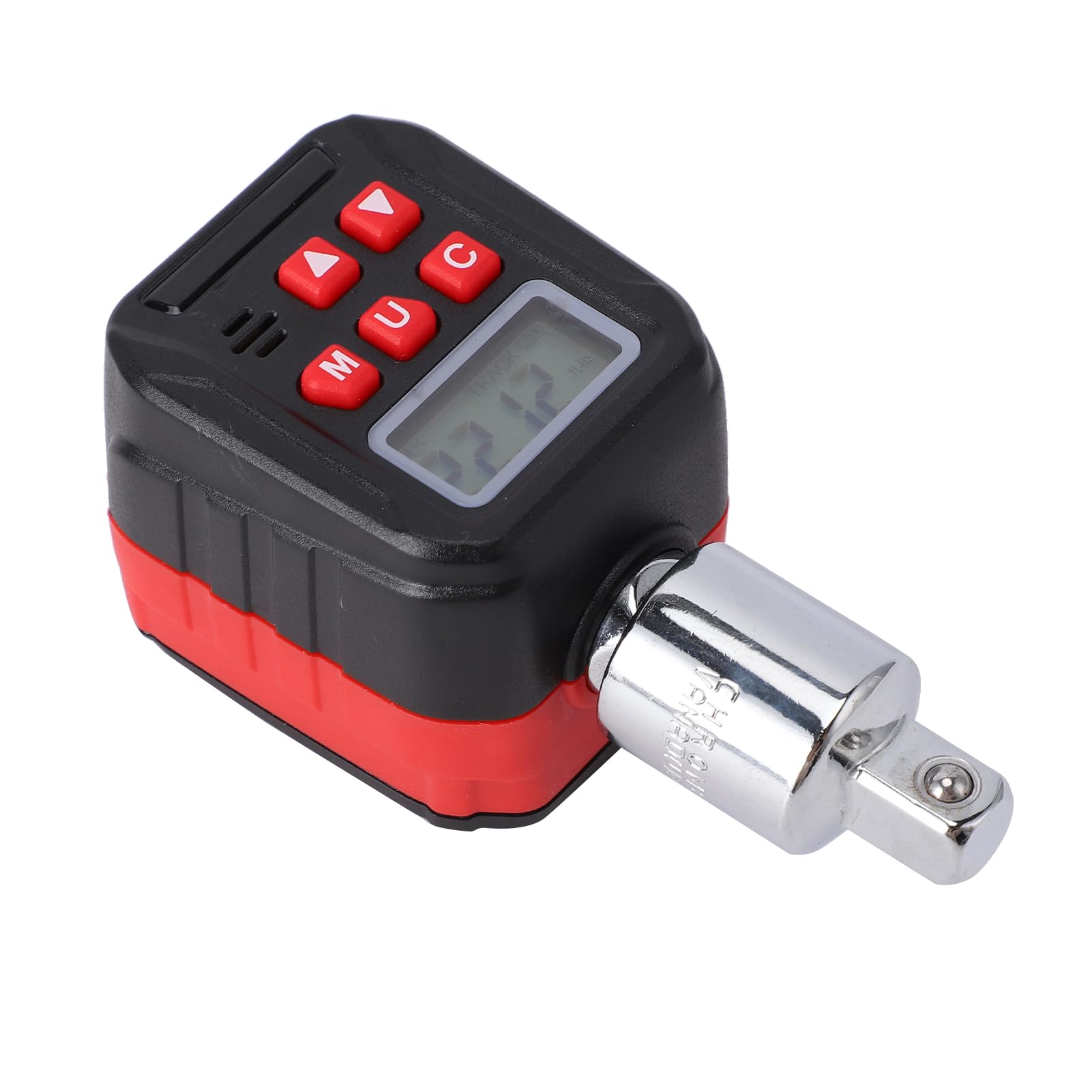 Fabater Clé Dynamométrique Numérique 1/2", 1.5-30Nm (.-22 ft-lb), Convertisseur électronique de Couple avec Alerte LED, Peak/Track, Adaptateurs /4", 3/8" pour Automobile, Moto (17-340 nm)