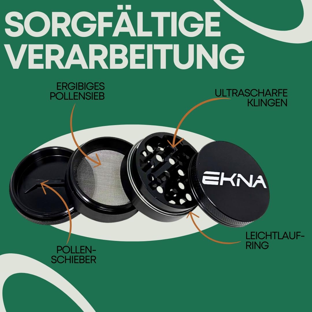 OnAir® Eat Sleep Smoke Repeat Grinder 4 Teilig; Cr Produktbild-Vorschau 6
