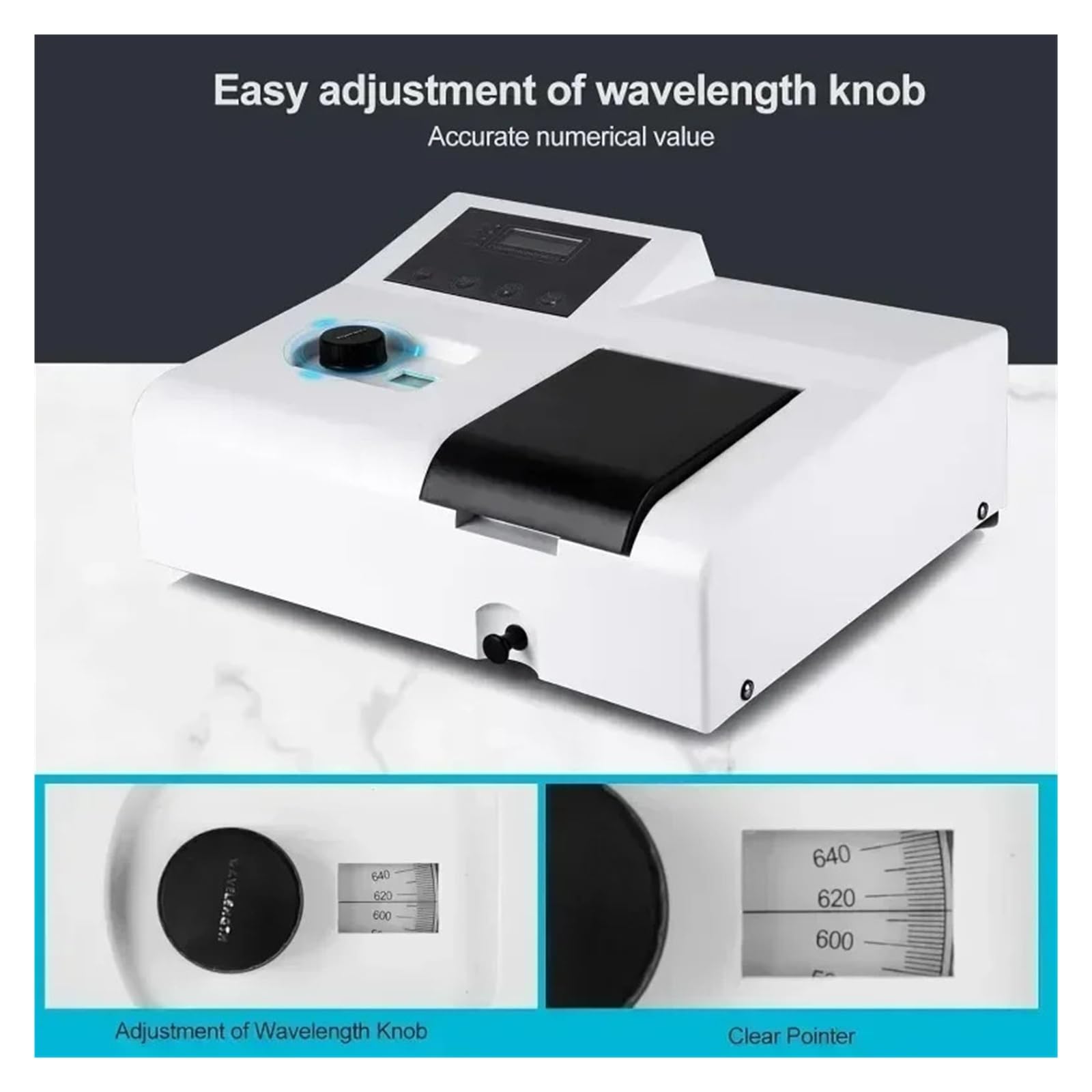 Spektrofotometr UV-Vis Cyfrowy laboratoryjny spektrofotometr widzialny LDC