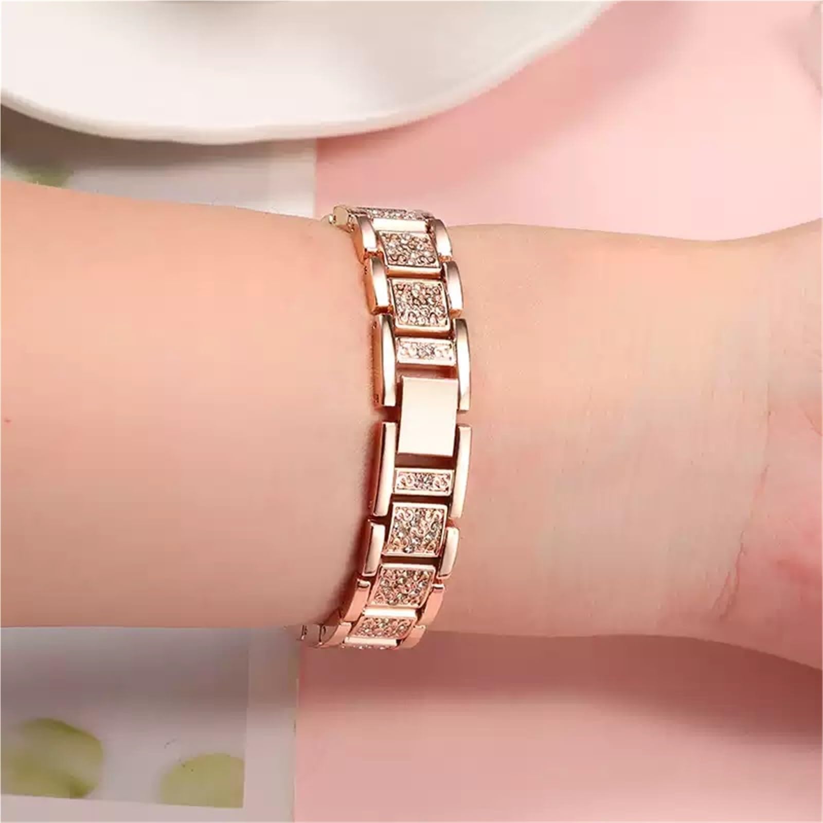 Akcesoria do pasków do zegarków ze stali nierdzewnej 12 mm 14 mm unisex Wytrzymała metalowa opaska na nadgarstek ze składanym zapięciem
