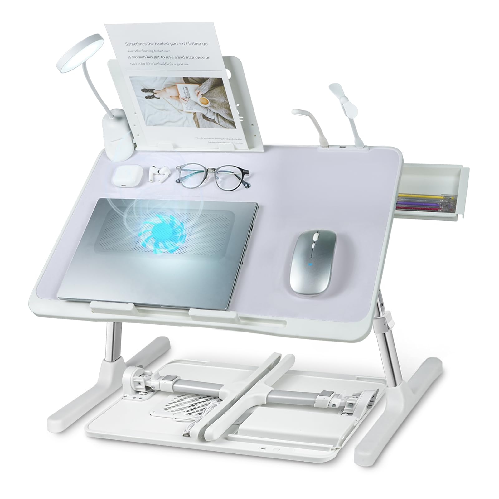 Amazon.com: iXTRA Laptop Lap Desk with Cooling Fan - Adjustable Amazon.com: iXTRA Laptop Lap Desk with Cooling Fan - Adjustable