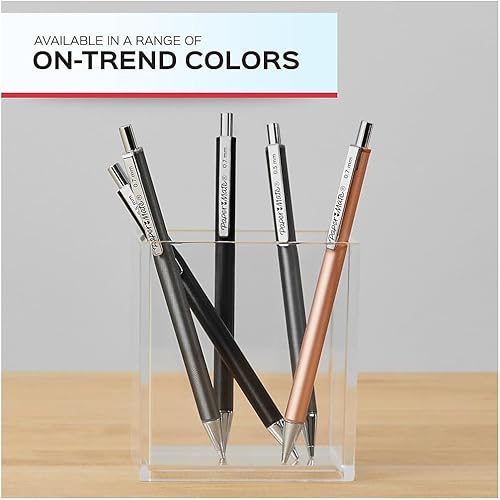 Miniatura 5 de Paper Mate Lápices mecánicos avanzados, 0.020 in, Hb (#2), plomo negro, barril gris pistola de metal