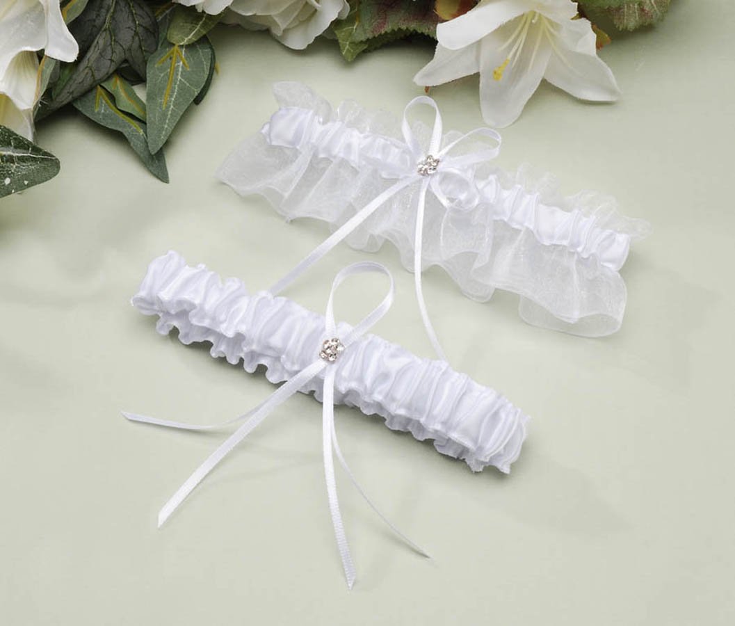 Darice – Plantilla para Grabar vl5865, Plain Sheer Accent Ajustar Liga con Toss de Distancia, Color Blanco