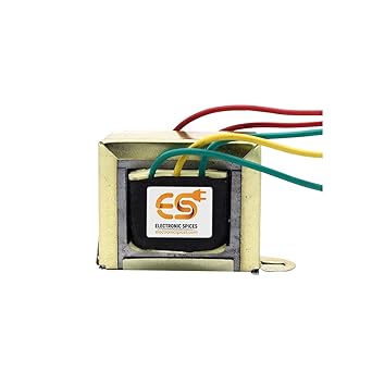 Electronic Spices Transformers 12-0-12 750Ma AC Current Step Down Vertical Mount Electric Power Transformer