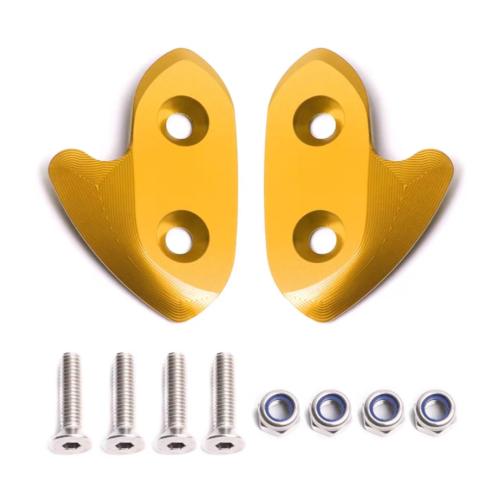 Fairing Mirror Block Off Plates for Yamaha YZF-r1 Yzf-r1m YZF R1 R1m 2015 2016 2017 2018 2019 Motorcycle Mirror Delete Plates Mounting Screws(Ee)