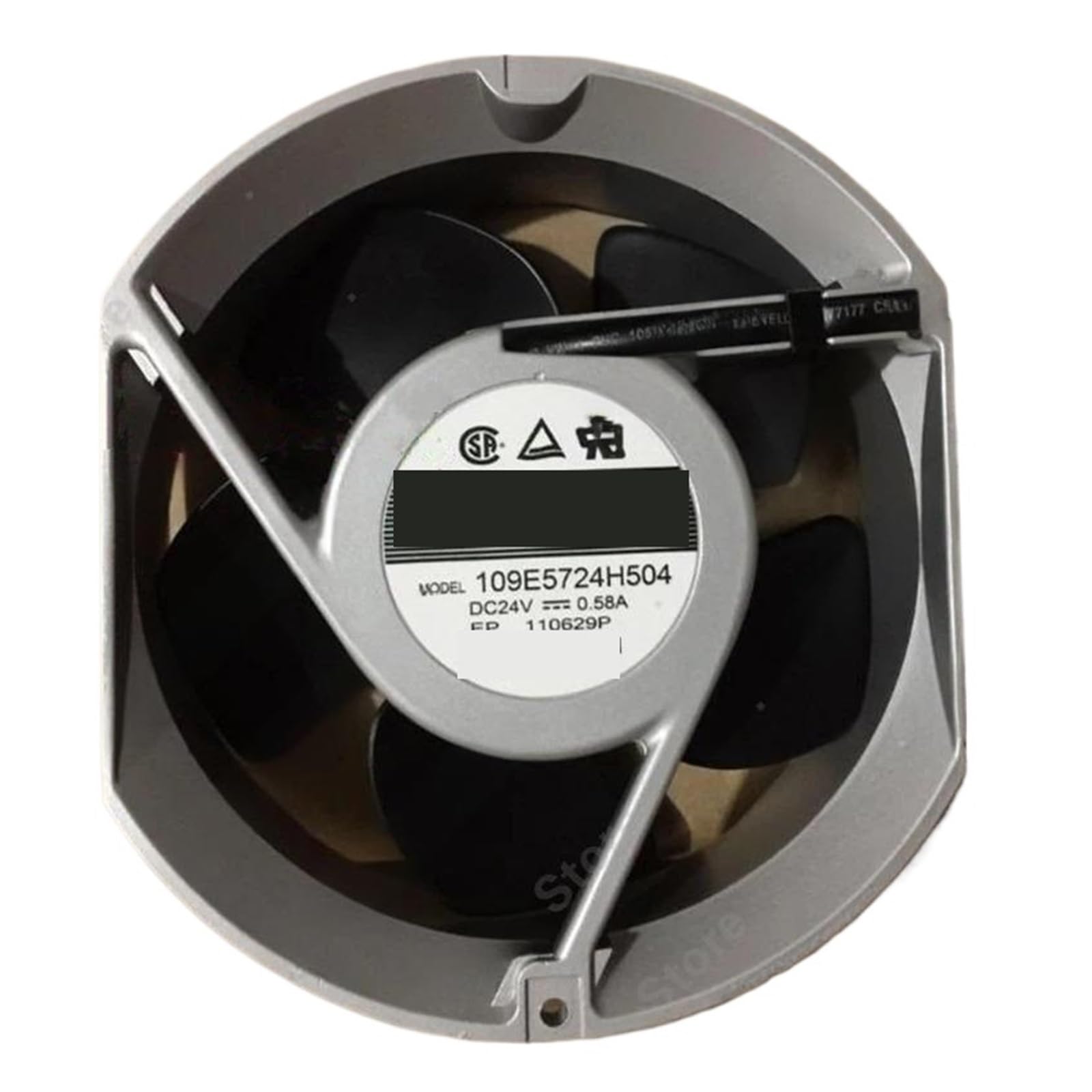 Ventilateur de refroidissement CC 24V axial pour matériel électronique 0.58A