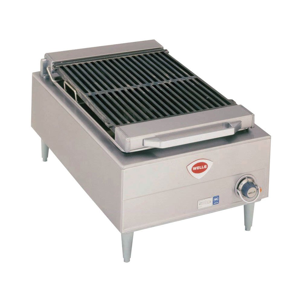 Wells Charbroiler 20" wide by WELLS VEHICLE ELECTRONICS – stainless steel, Model B-44