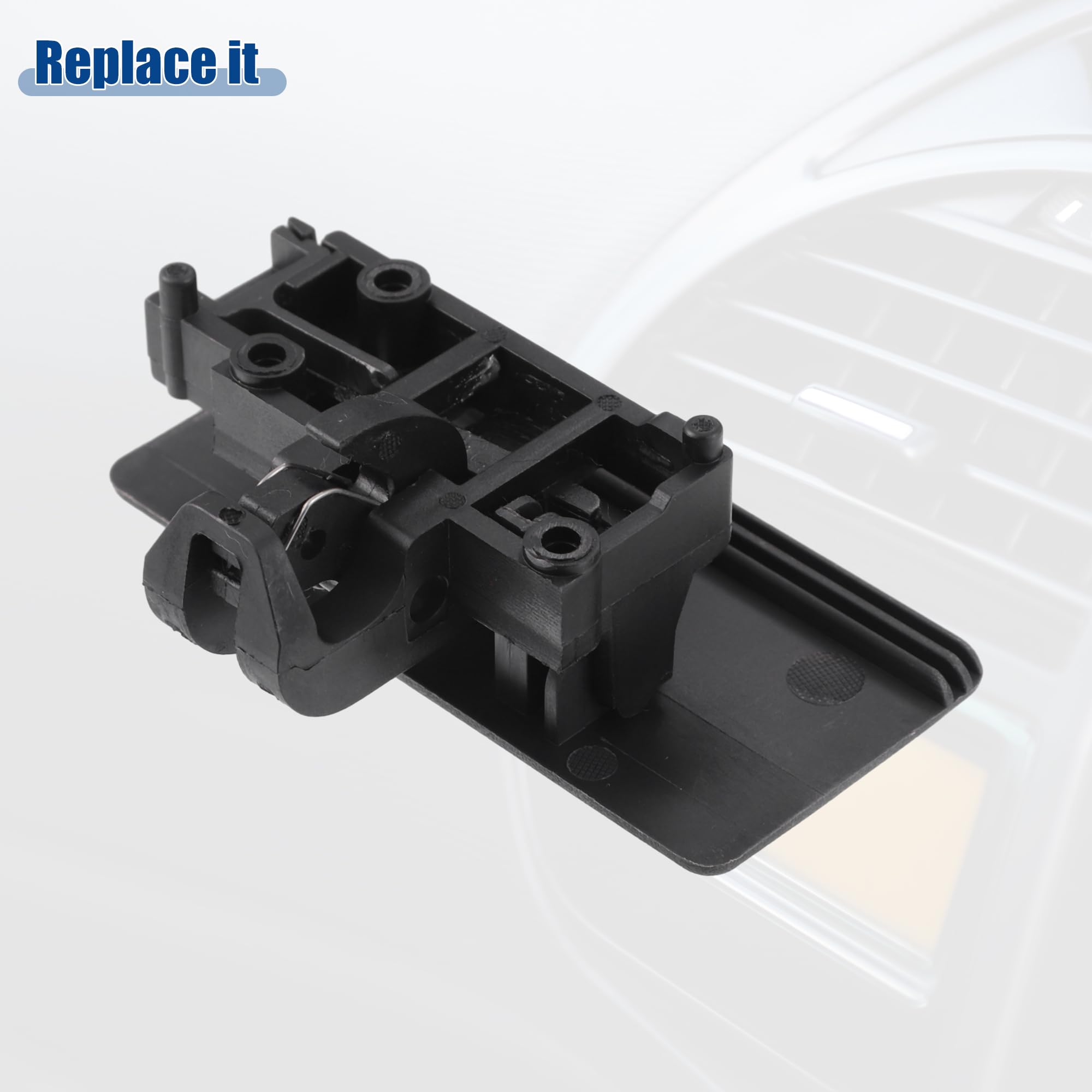Maniglia Chiusura Vano Portaoggetti Per Freelander 2 - Ricambio LR007073 In ABS Nero - 2