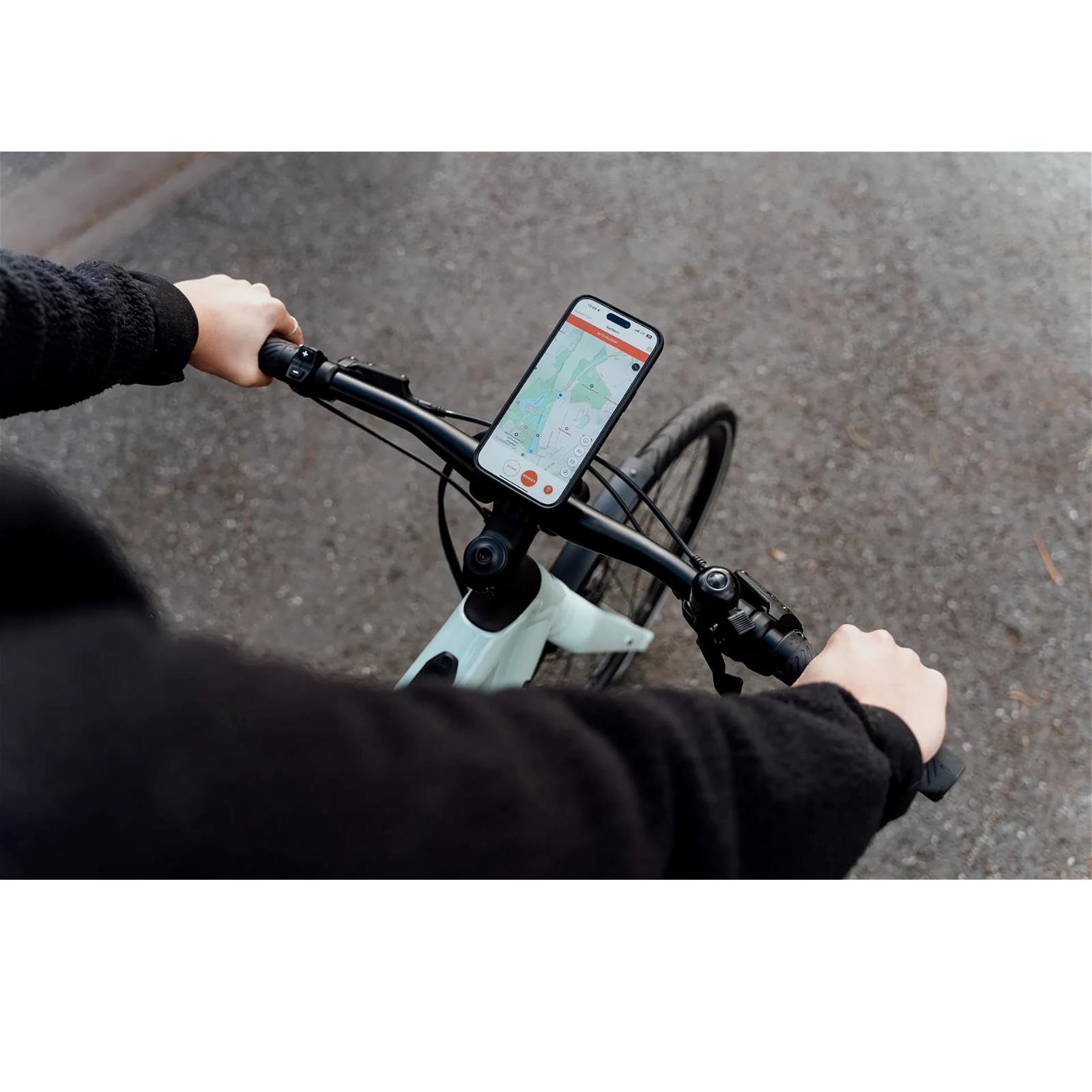 Support de téléphone Portable pour vélo - Support Universel et sûr pour Smartphone avec Verrouillage magnétique - Facile à Installer sur Les Coques de téléphone Portable - Anti-Vibrations et