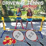 Oncourt Offcourt Driveway Tennis Package – Includes One 6' Net / 2 Whistler Racquets / 6 Foam Tennis