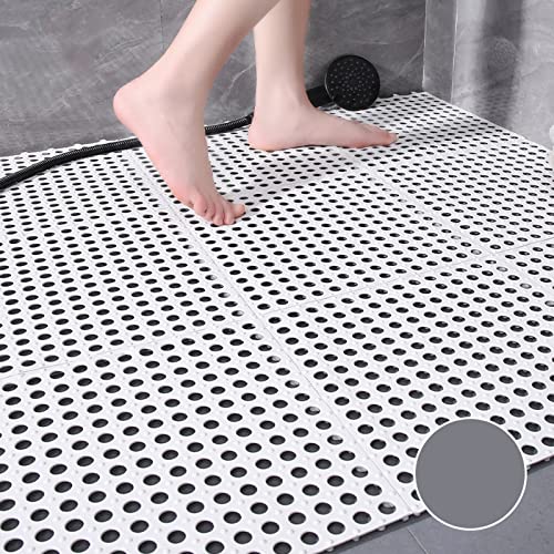 YJYJY Paquete de 9 Alfombrillas entrelazadas para Cocina, Restaurante, con Orificios de Drenaje para Suelo, antifatiga, para Bar y Puerta