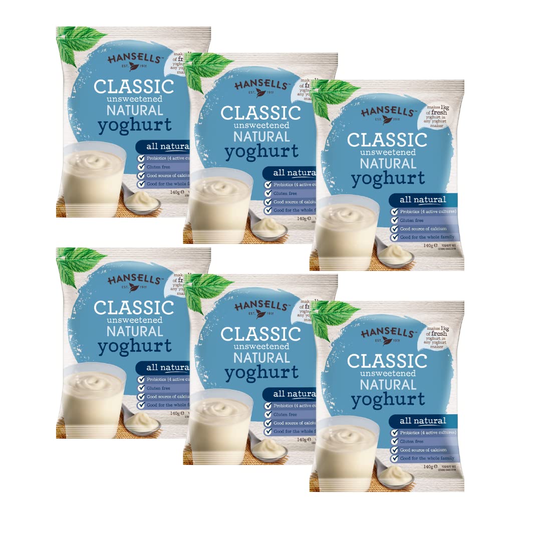 Buy Make Your Own Yoghurt 6X Sachets Hansells Classic Unsweetened