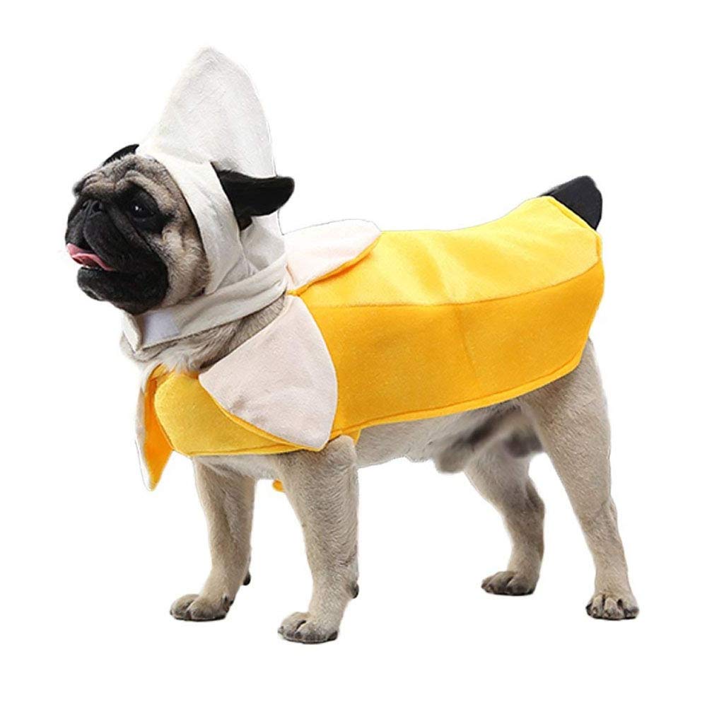 Costume Halloween Pour Chien/Chat - Déguisement 3 Pièces Style "Tueur" | Taille L (~50x45cm) - Pour Petits/Moyens Chiens