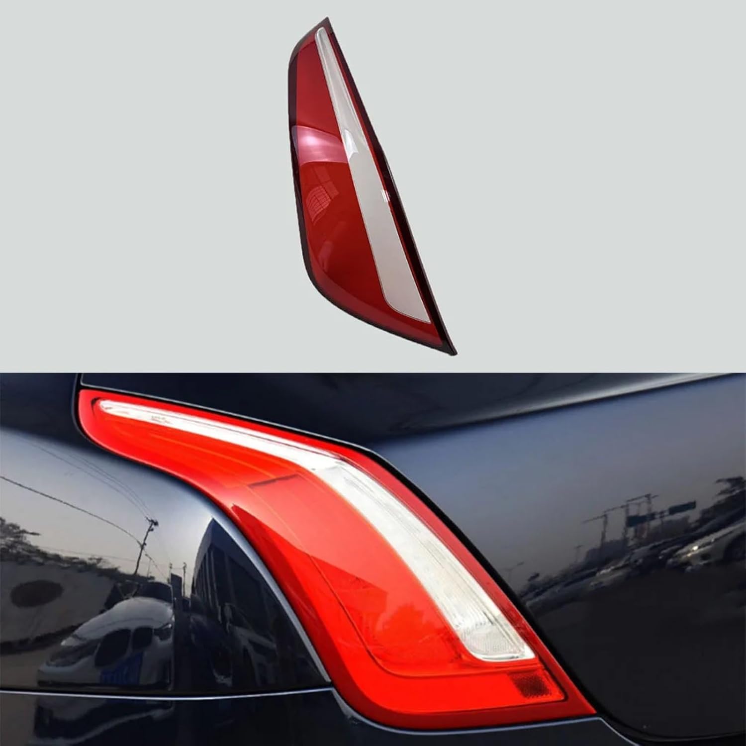 Taillight Rear Direct Replacement For XJ XJL Transparent 2010-2019 (Left)
