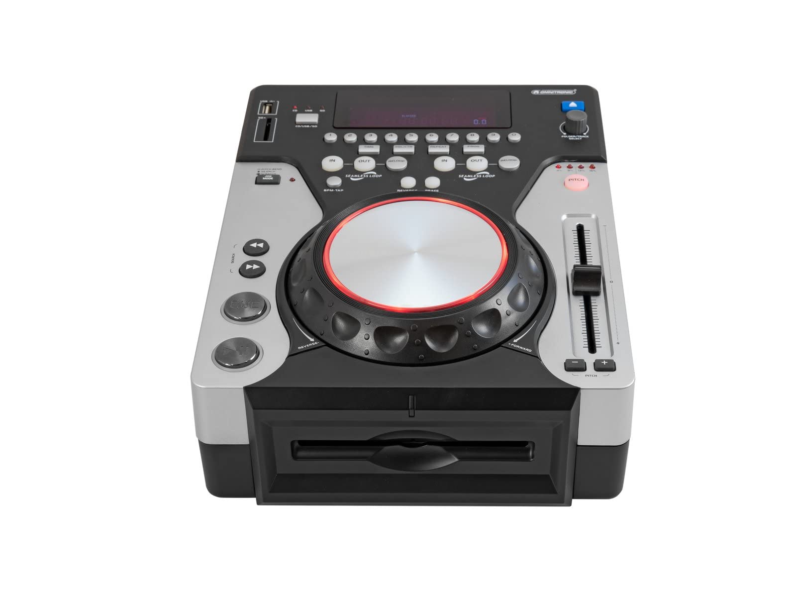 OMNITRONIC XMT-1400 MK2 Tabletop-CD-Player | DJ-Player für CD, USB und SD