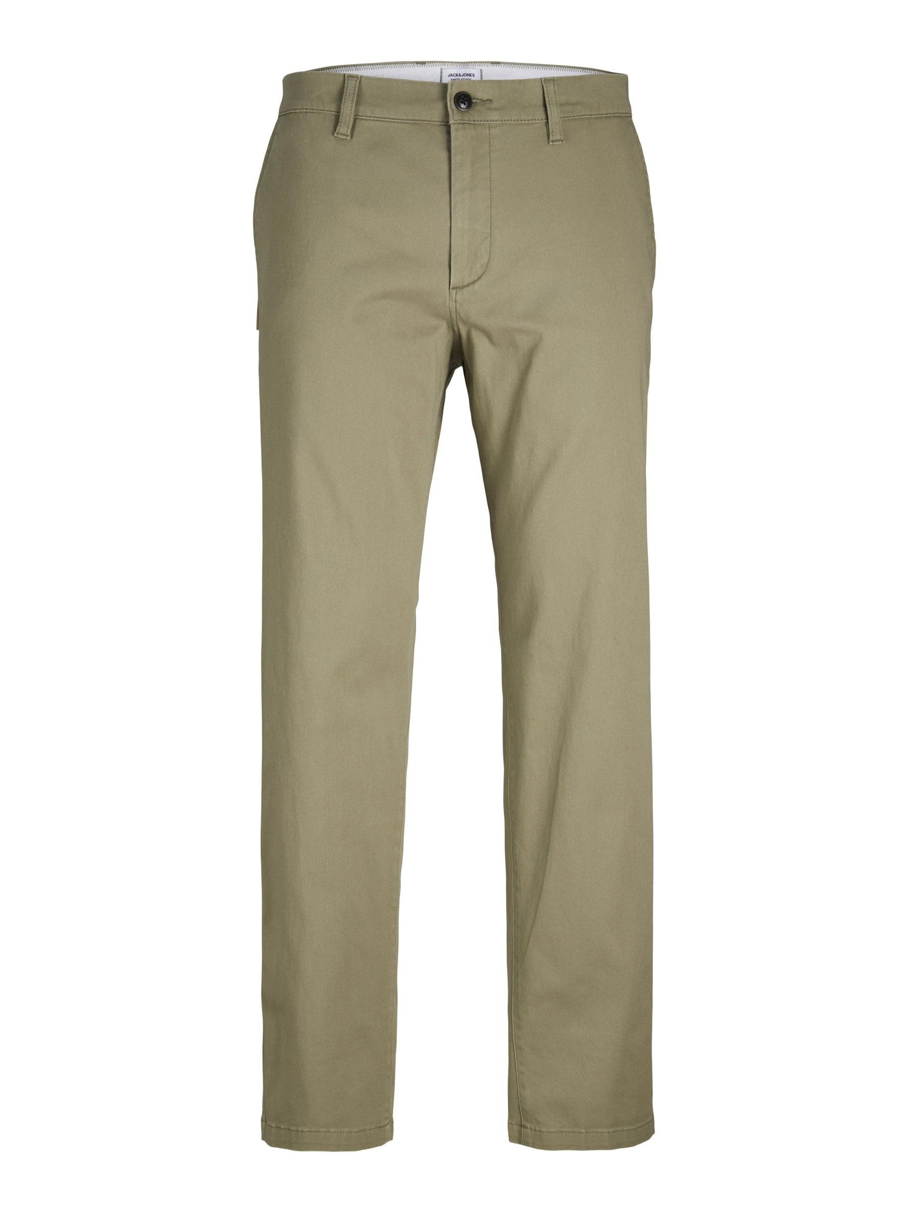 JACK & JONES Men's Jpstkane Jjdave Pants, Oil Green, 29 W/34 L