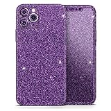 Design Skinz Sparkling Purple Ultra Metallic Glitter - DesignSkinz Protective Vinyl Decal Wrap Skin Cover Compatible with The Apple iPhone 6/6s (Full-Body, Screen Trim & Back Glass Skin)