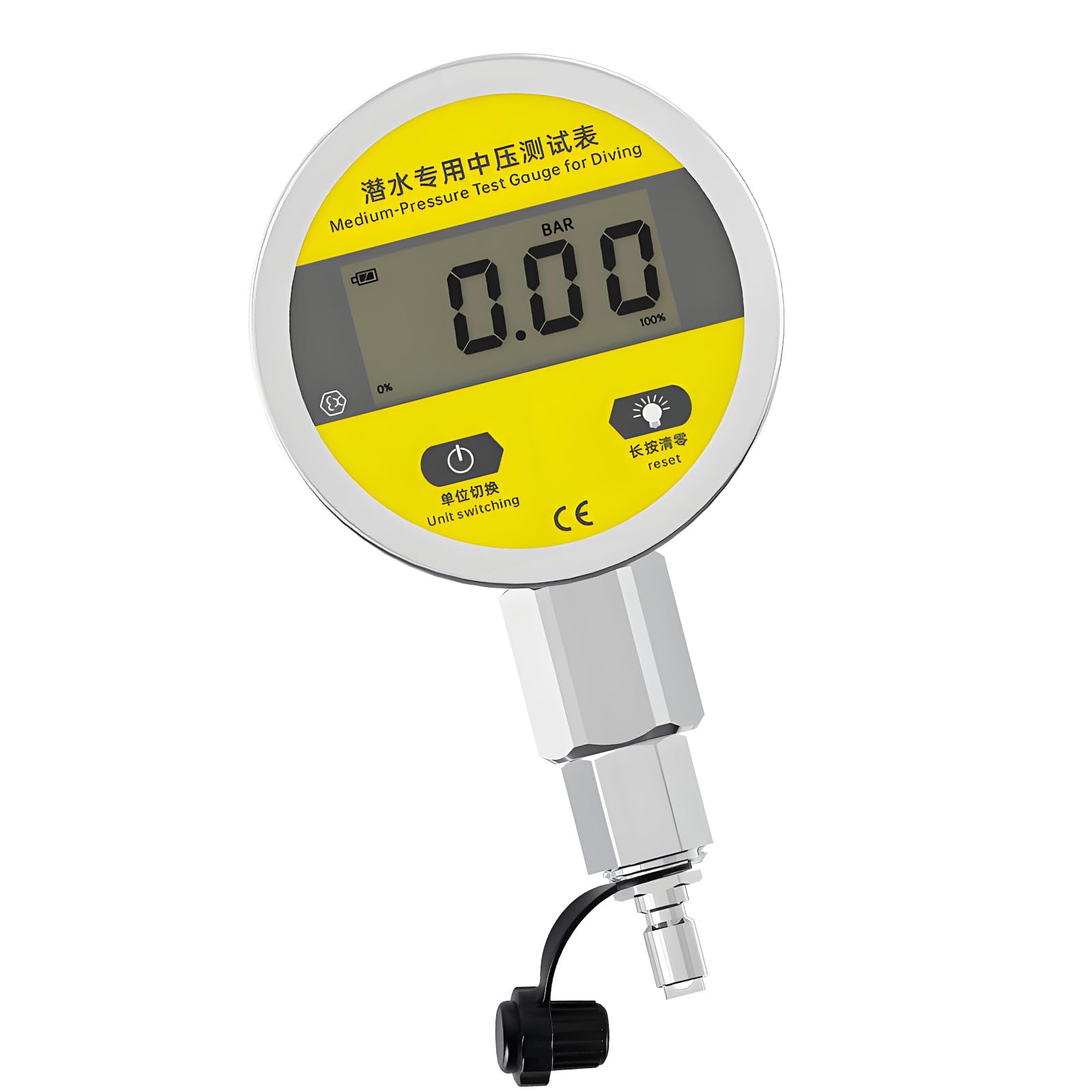 Precisely Scubas - Instrumento de presión de buceo, monitor subacuático, instrumento de buceo profesional, monitor submarino