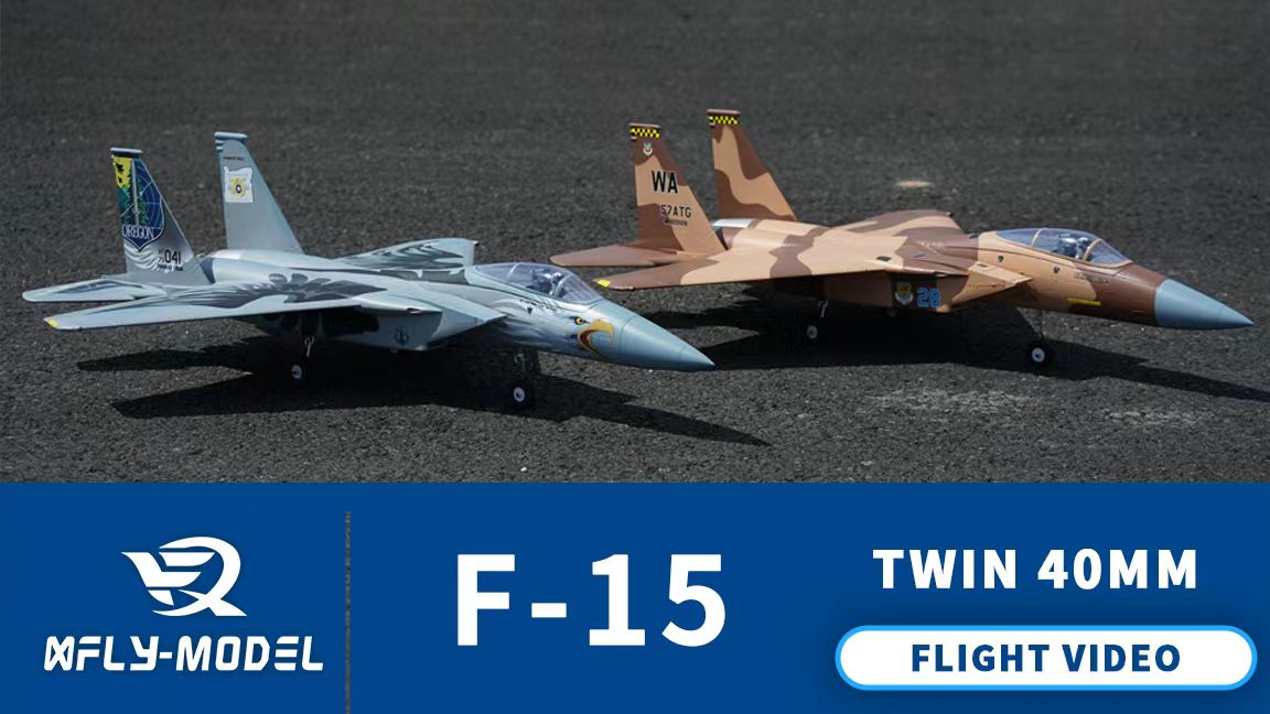 Amazon.com: XFLY-MODEL F-15 Twin 40mm EDF RC Airplane RC Fighter