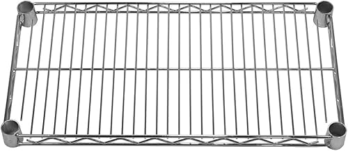 Miniatura 3 de Shelving Inc. Estantería de alambre cromado de 12 pulgadas de profundidad x 24 pulgadas de ancho con estante de 1 nivel, capacidad de peso de 800