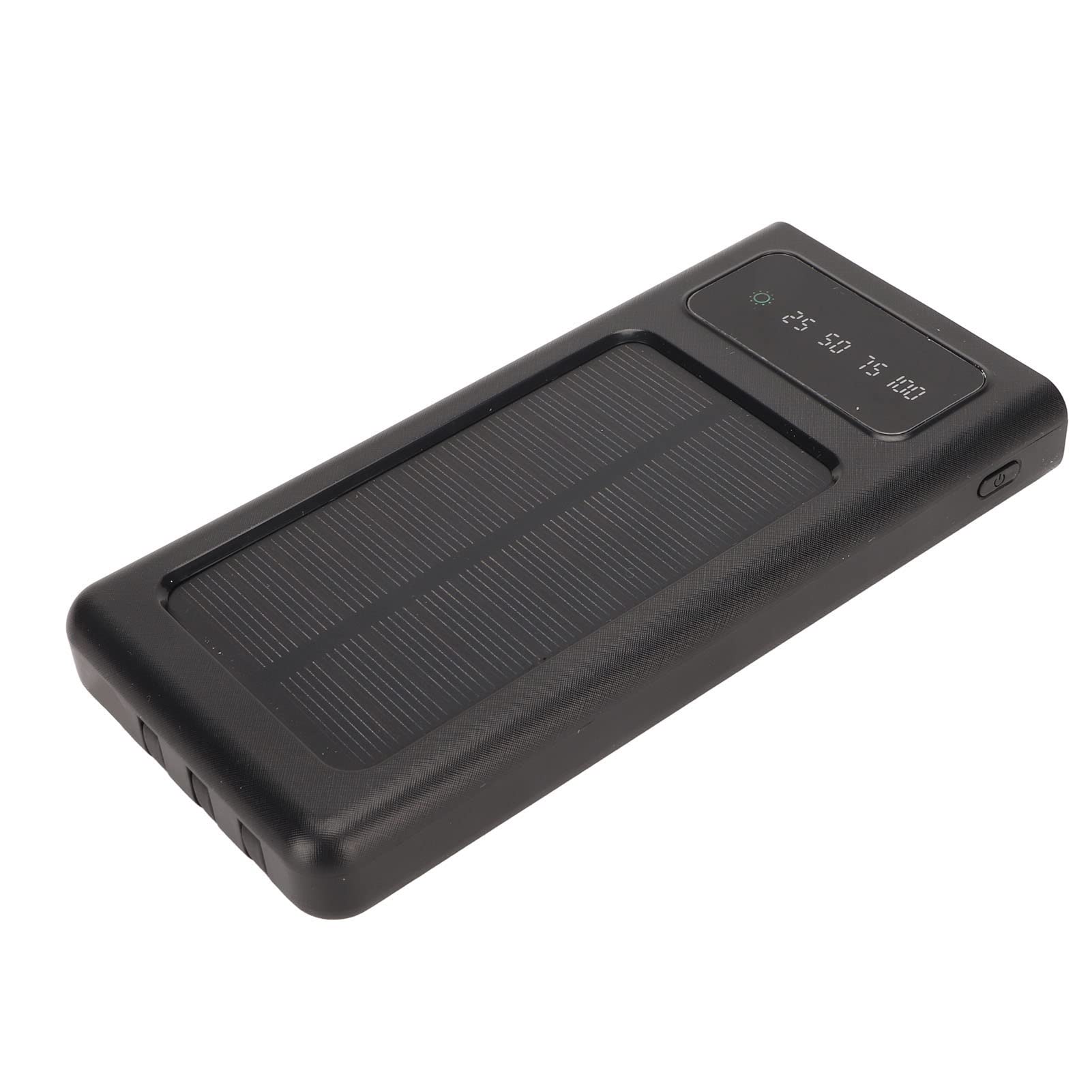 Power Bank Solare 20000mAh Caricabatterie Portatile con Torcia