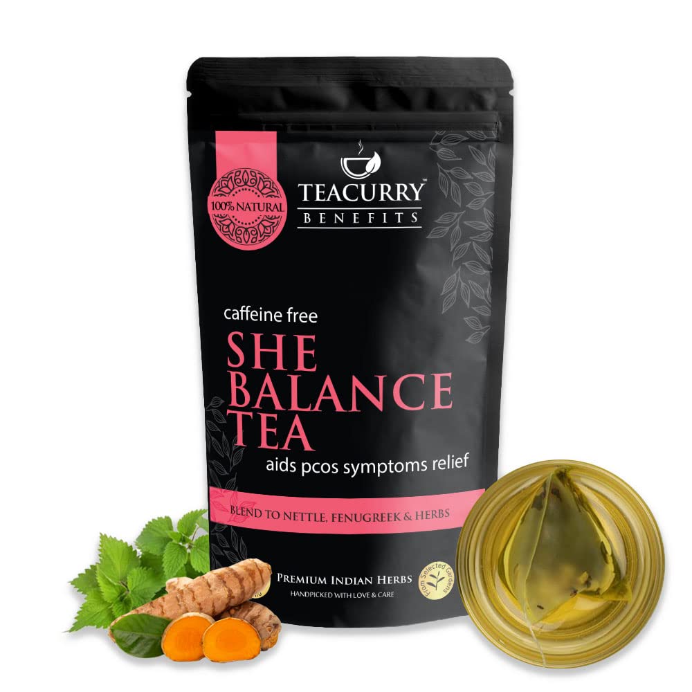 Buy TEACURRY PCOS PCOD Tea (1 Month Pack, 100 Grams Loose) Helps with