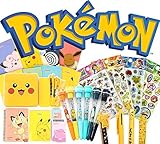 Pokemon Assorted School Supply Pen Pencil Note Stationary Gift Set