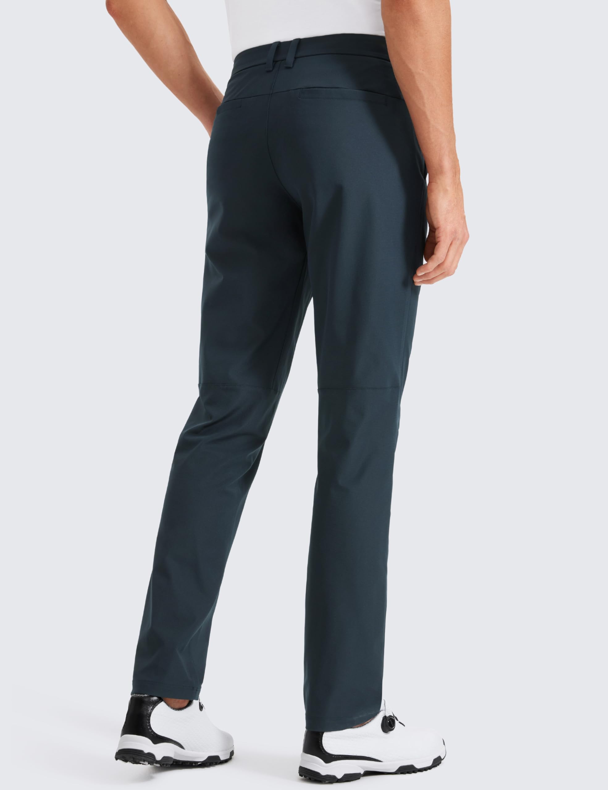 CRZ YOGA Pantaloni da Golf da Uomo Comodi Leggeri Asciugatura Rapida Traspiranti Elasticizzati con Tasche - 86cm True Navy 50