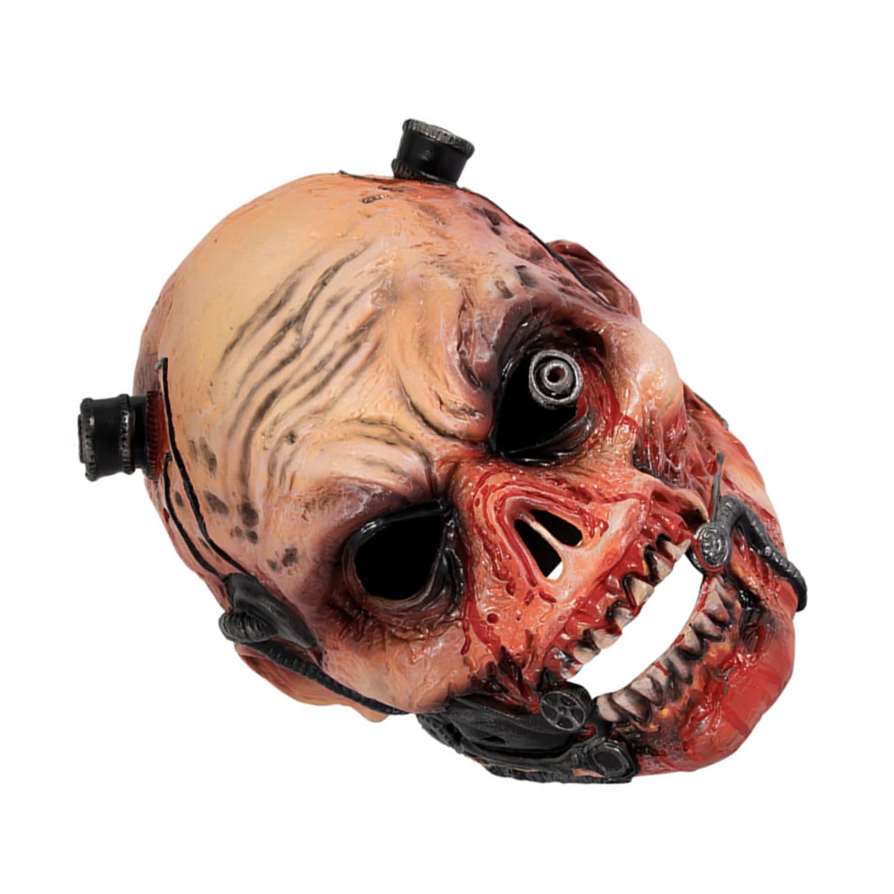 MAGICLULU Maschera di Halloween Spaventosa per Adulti Maschera da Zombie Realistica in Rp Copricapo Inquietante per Feste Cosplay ed Eventi Horror