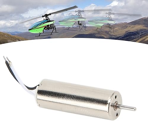 Miniatura 9 de Drfeify Motor de cola de helicóptero RC, piezas de repuesto de helicóptero RC piezas Aero para WLToys XK K110 K110S, juguetes y juegos de plata