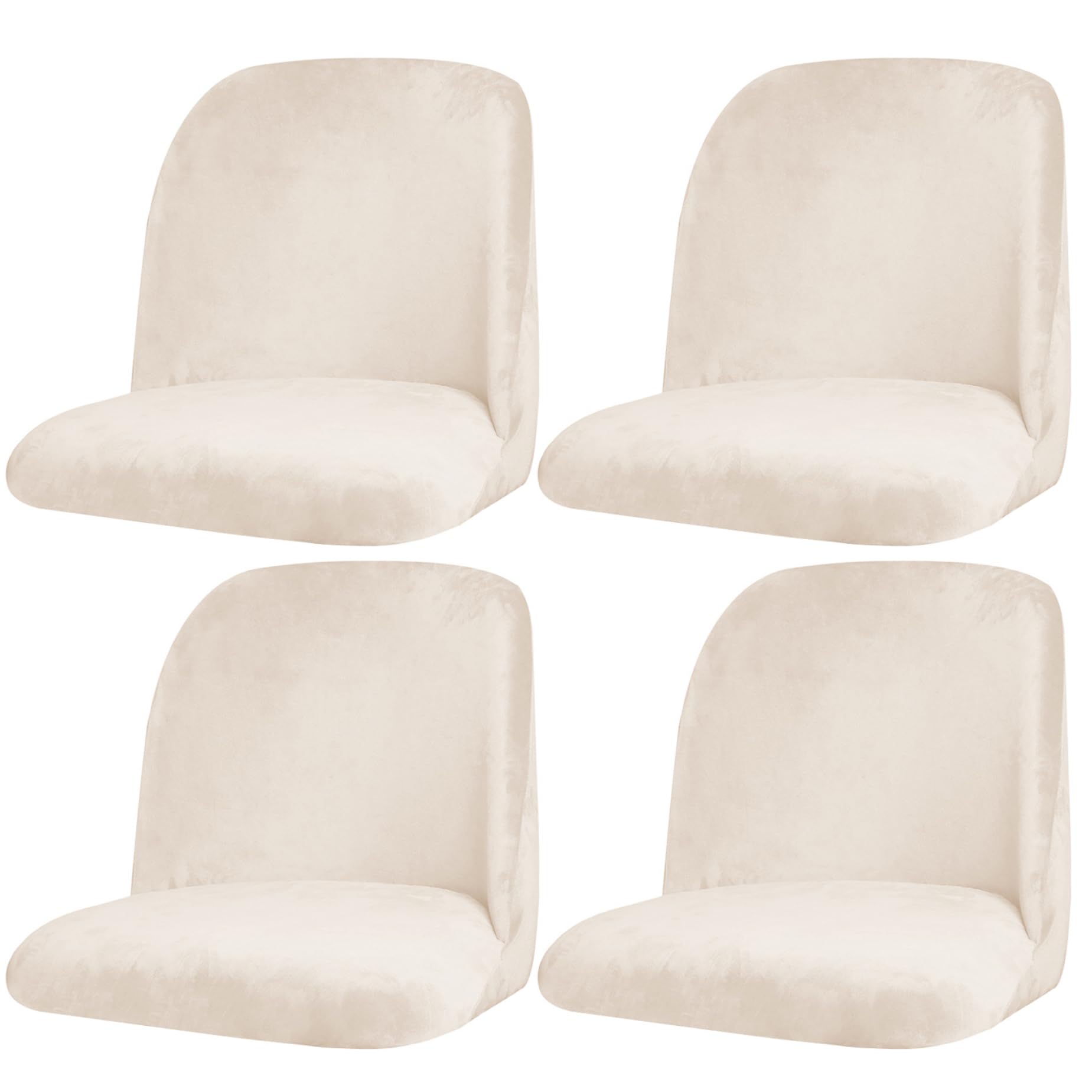 Fundas de Terciopelo para Silla Lavables que Protegen el Asiento contra Manchas