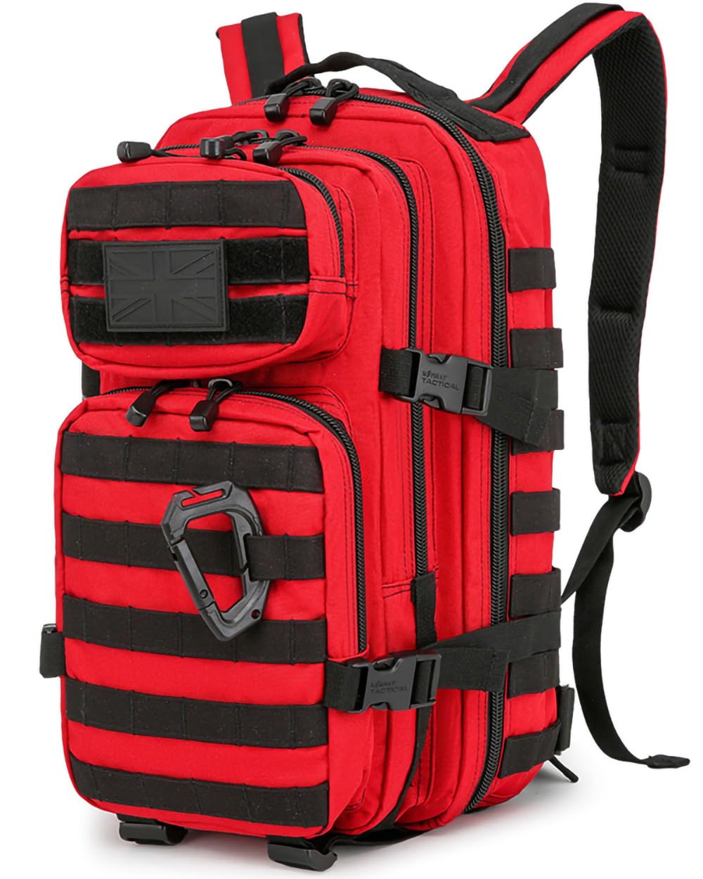 Kombat Uk Unisex Red Army Military Tactical Combat Rucksack Backpack Bergen Molle Pack Bag All Terrain 28L
