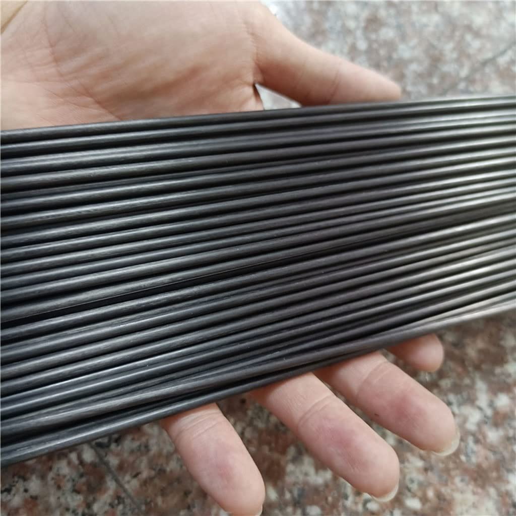 Pręt z włókna węglowego o długości 500 mm i średnicy 0,8-5 mm o wysokiej wytrzymałości, lekki, lity pręt(20PCx2.5x500mm)
