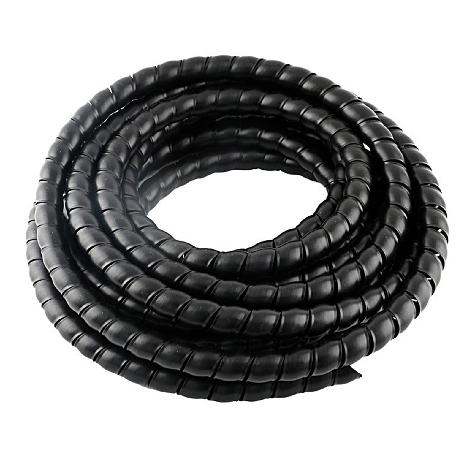 5 metri di guaina protettiva for cavi for tubi dell'olio ID da 18 mm a 28 mm, organizzatore di cavi, tubi flessibili a spirale, avvolgicavo idraulico Strumenti(White,ID 28mm)