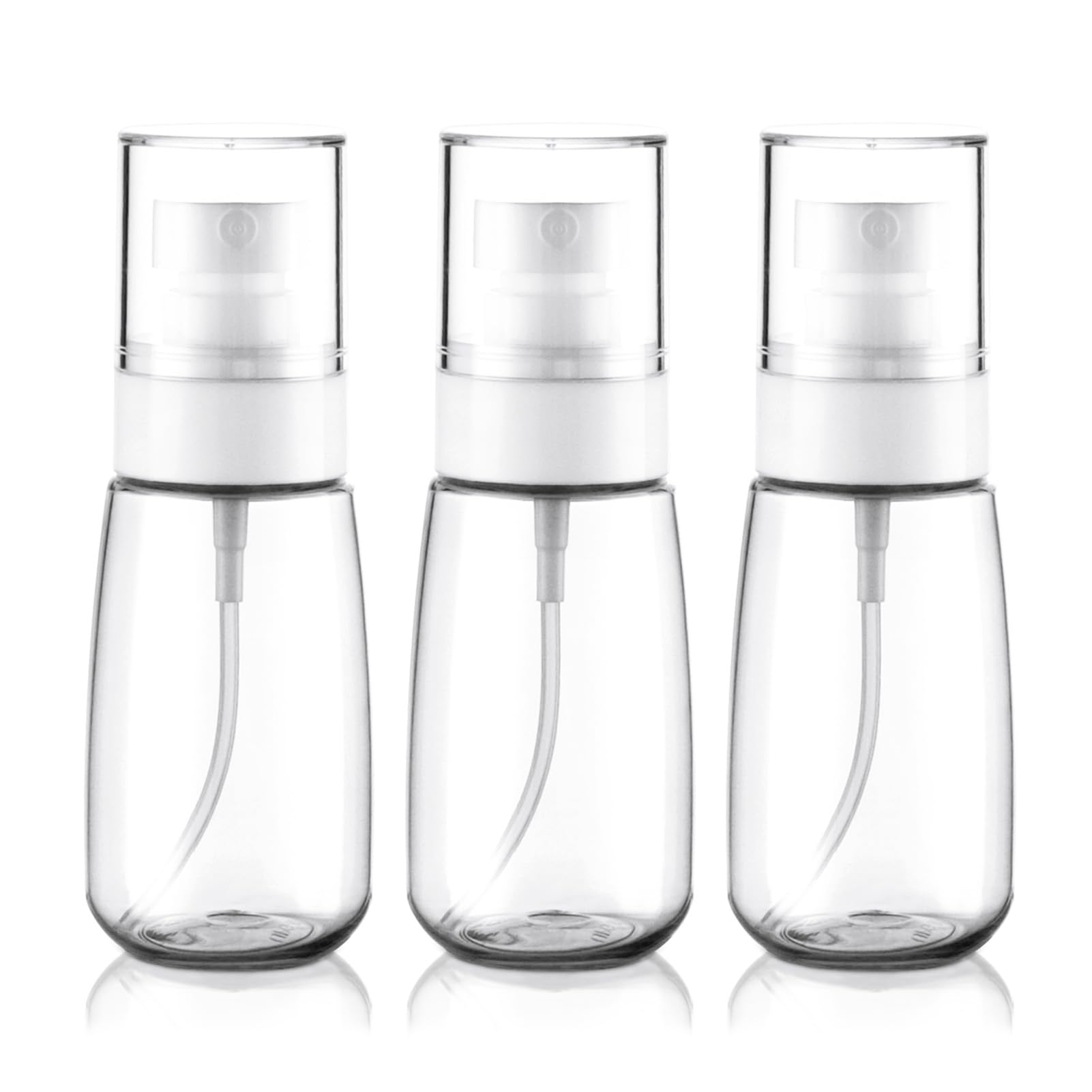 Cosywell Travel Spray Bottle TSA Approved 2oz 60ml 3 Pack Leak Proof Fine Mist Spray Bottles Empty Plastic Refillable Spray Bottle for Perfume Essential Oils Toners Rose Water Cosmetics（3Clear）-image-29