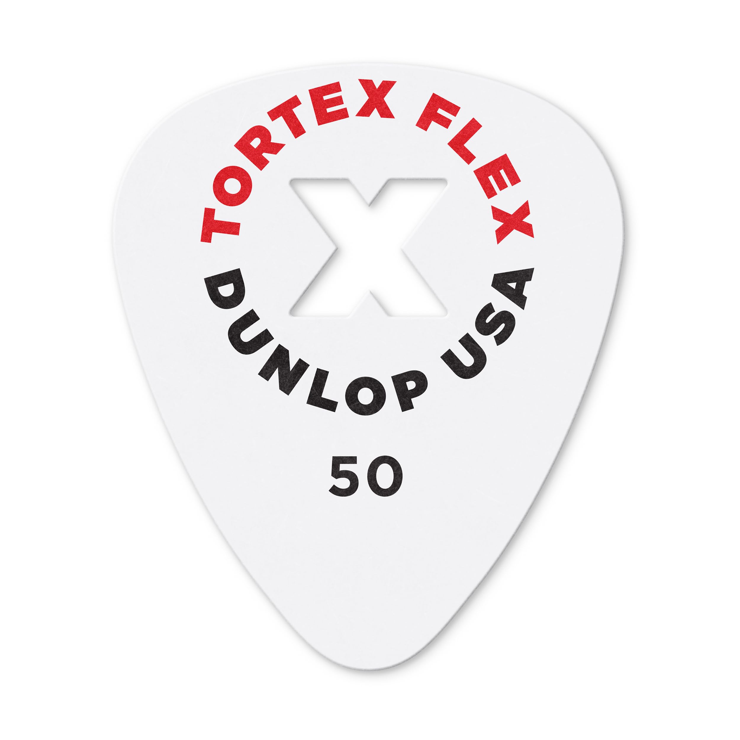 Jim Dunlop Tortex® Flex™ X Pick .50mm - 12 Pack, Light brown, Standard