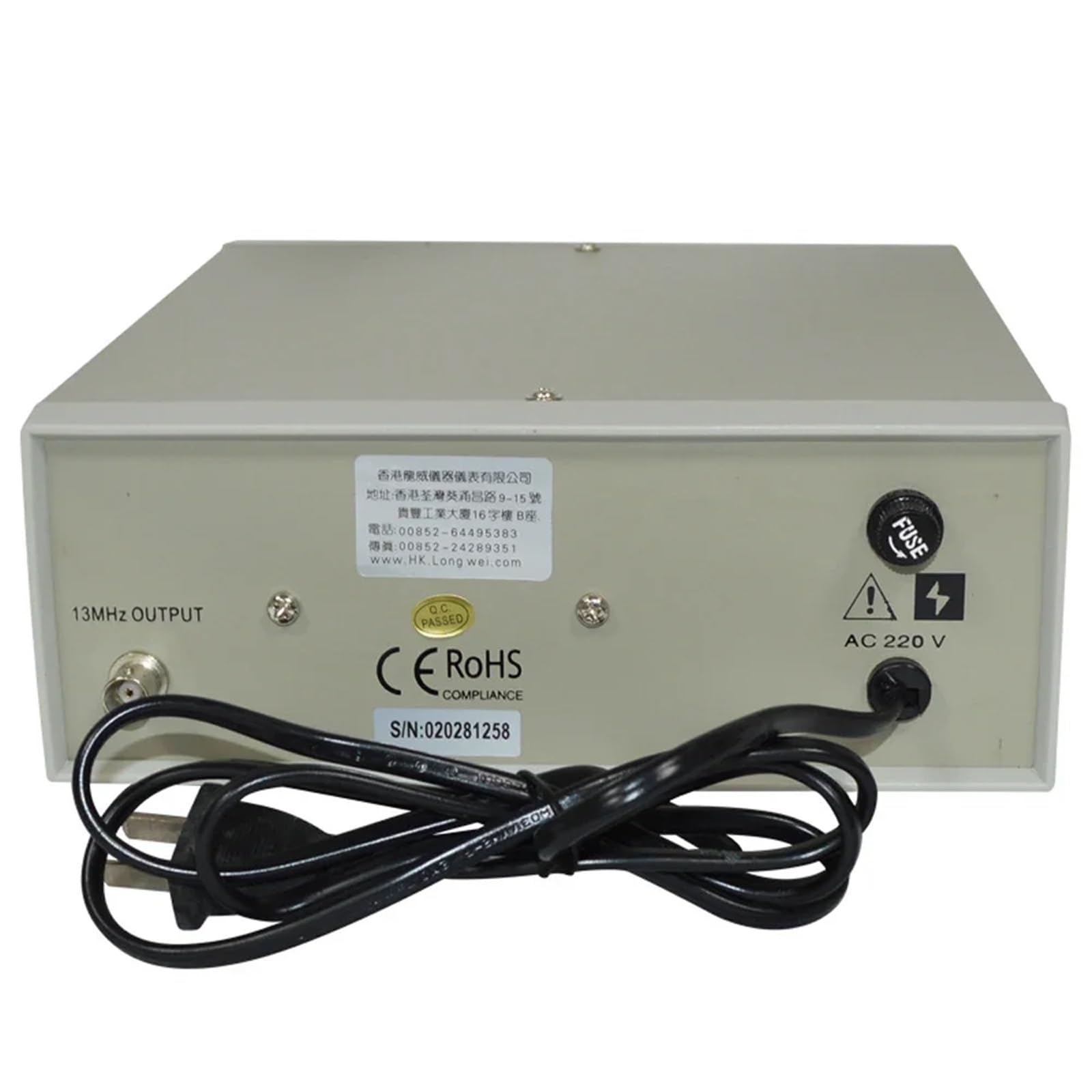 TFC-2700L Multifunktionales hochpräzises Frequenzmessgerät 8 LED-Anzeigeinstrument 10 Hz - 2,7 GHz hochauflösender Frequenzzähler
