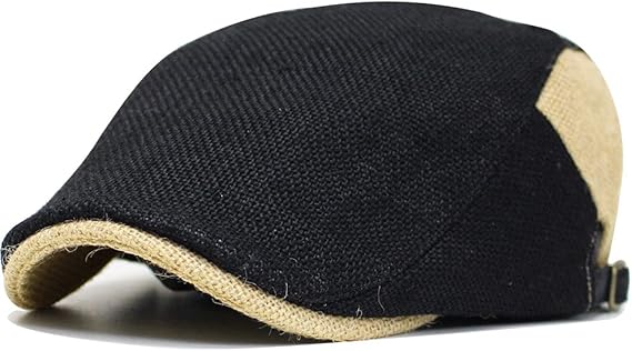 Amazon 麻 ハンチング 帽子 夏 ハンチングヘンプツートン ブラック キャップ 通販