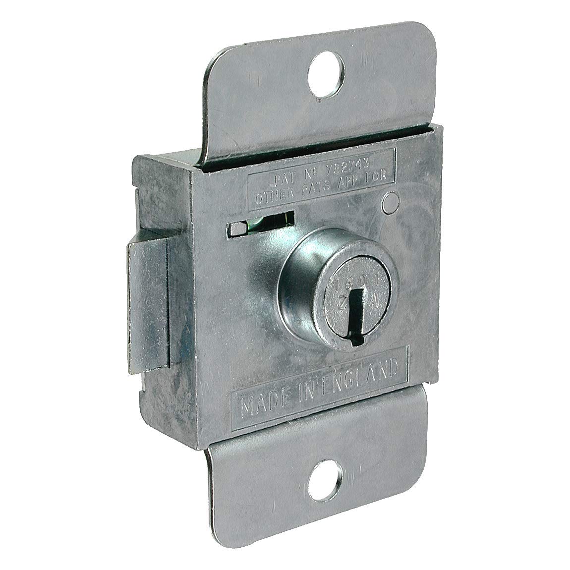 Lowe & Fletcher Silver L&F 2303 7 Lever Spring Bolt Locker Lock (6.7Mm Nozzle)