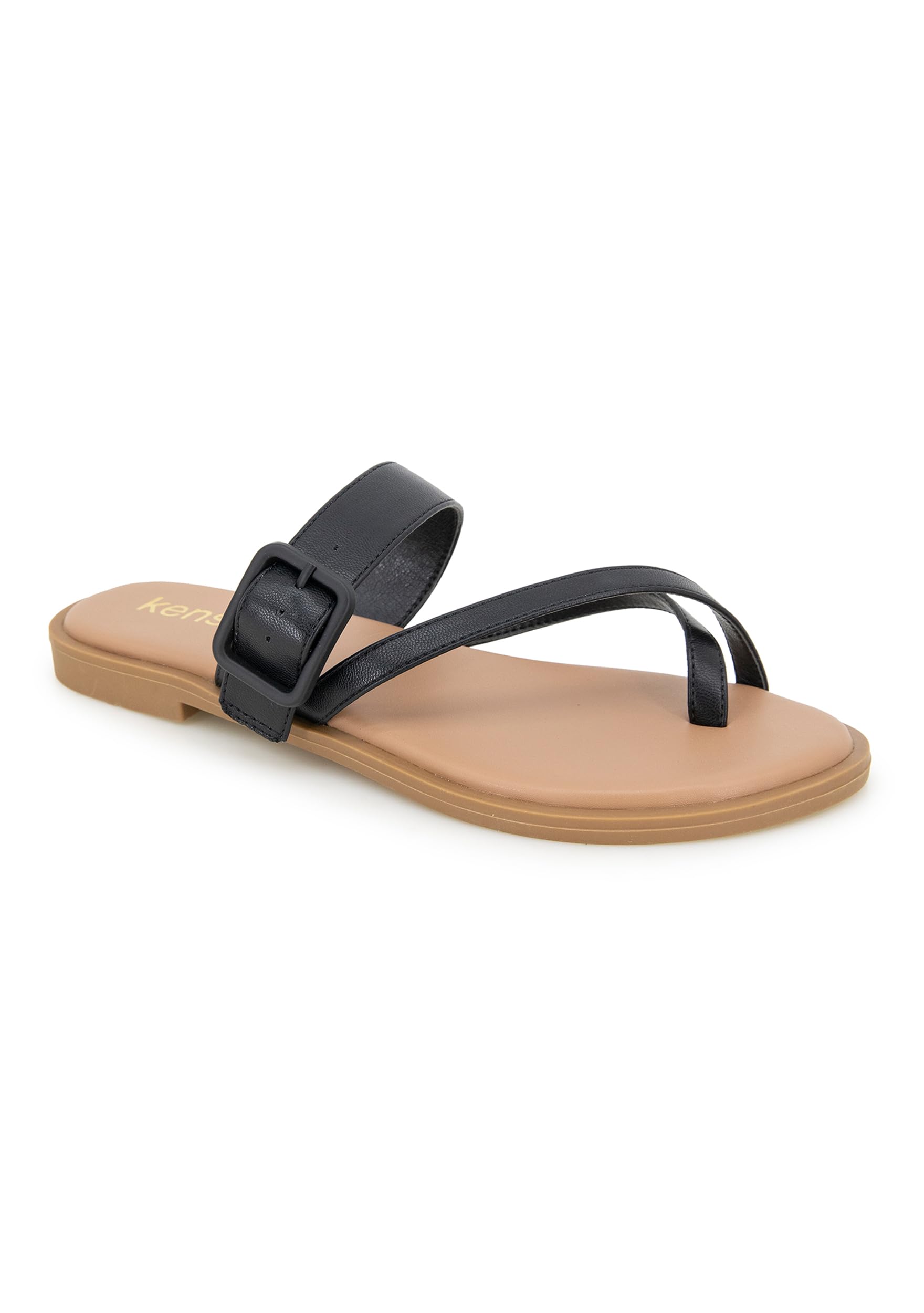kensie Women's Mandi Flat Sandal