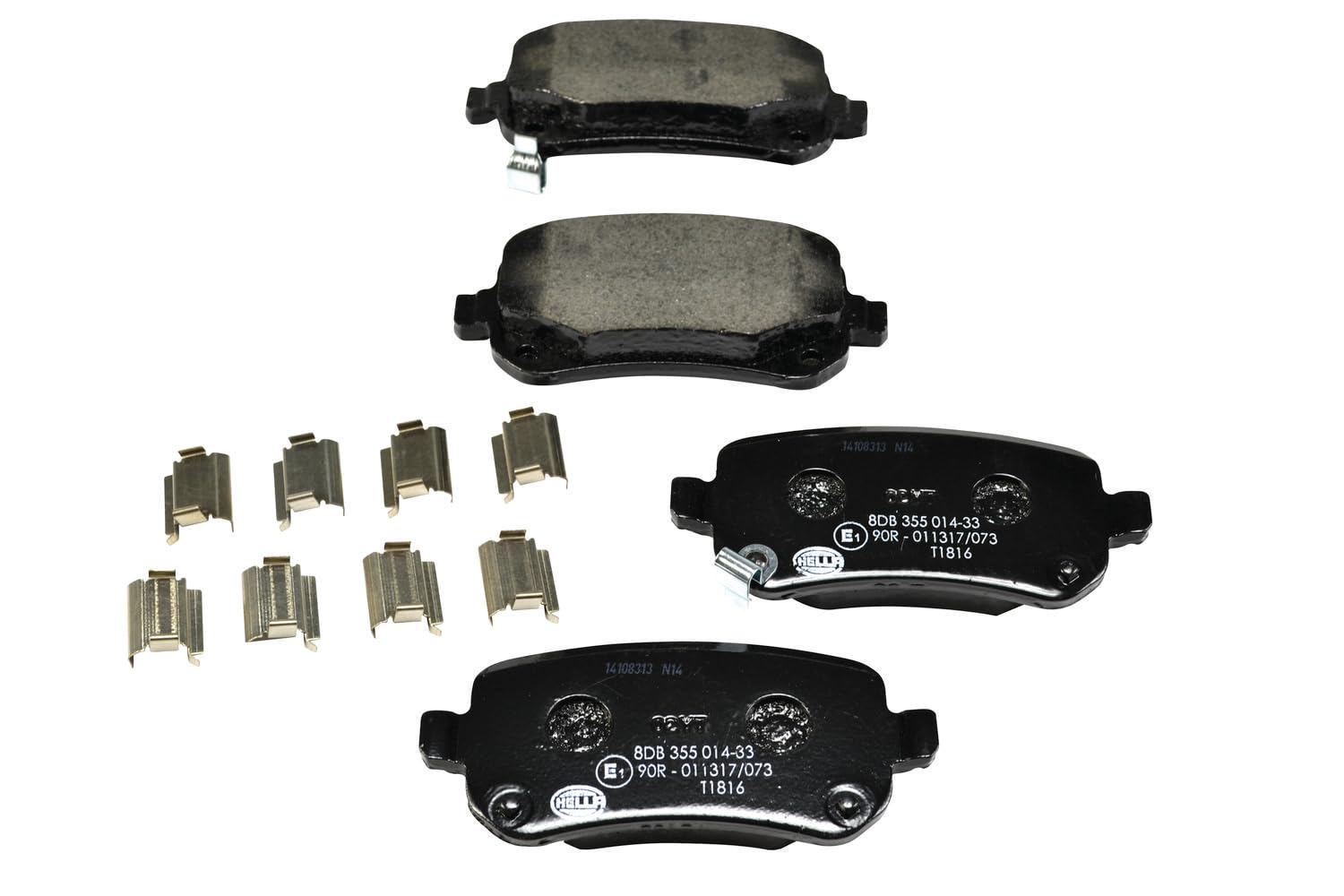 HELLA Brake Pad Set Rear Fits Chrysler Dodge Fiat VW Routan 8DB355014-331